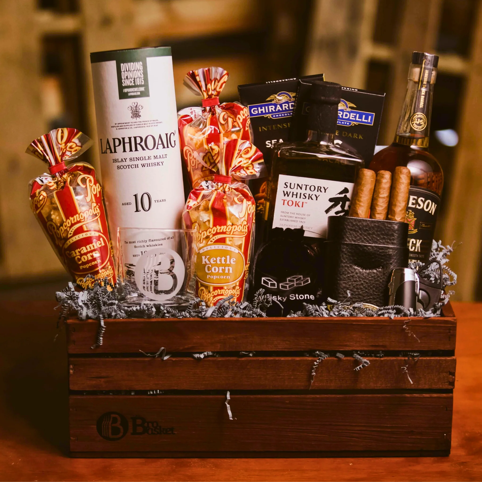 A World Of Whiskey Gift Basket