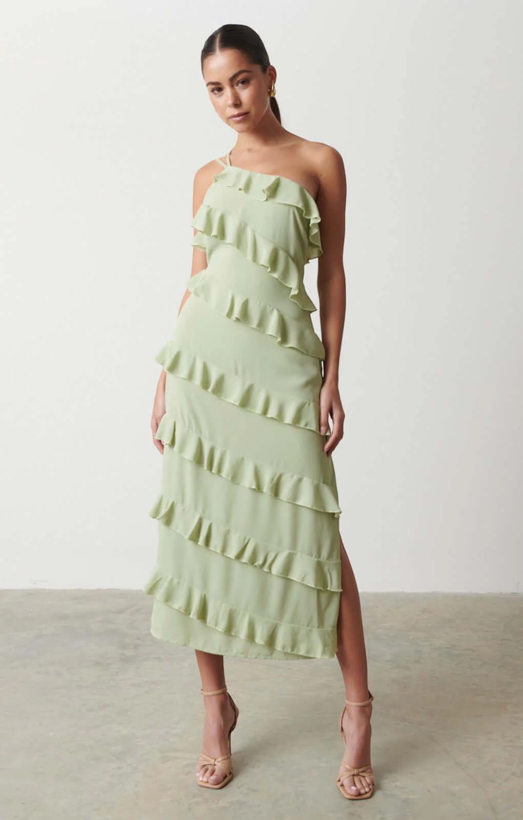 Paisley Ruffle Midaxi Dress 1 Paisley Ruffle Midaxi Dress 1