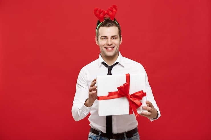 christmas concept cheerful happy