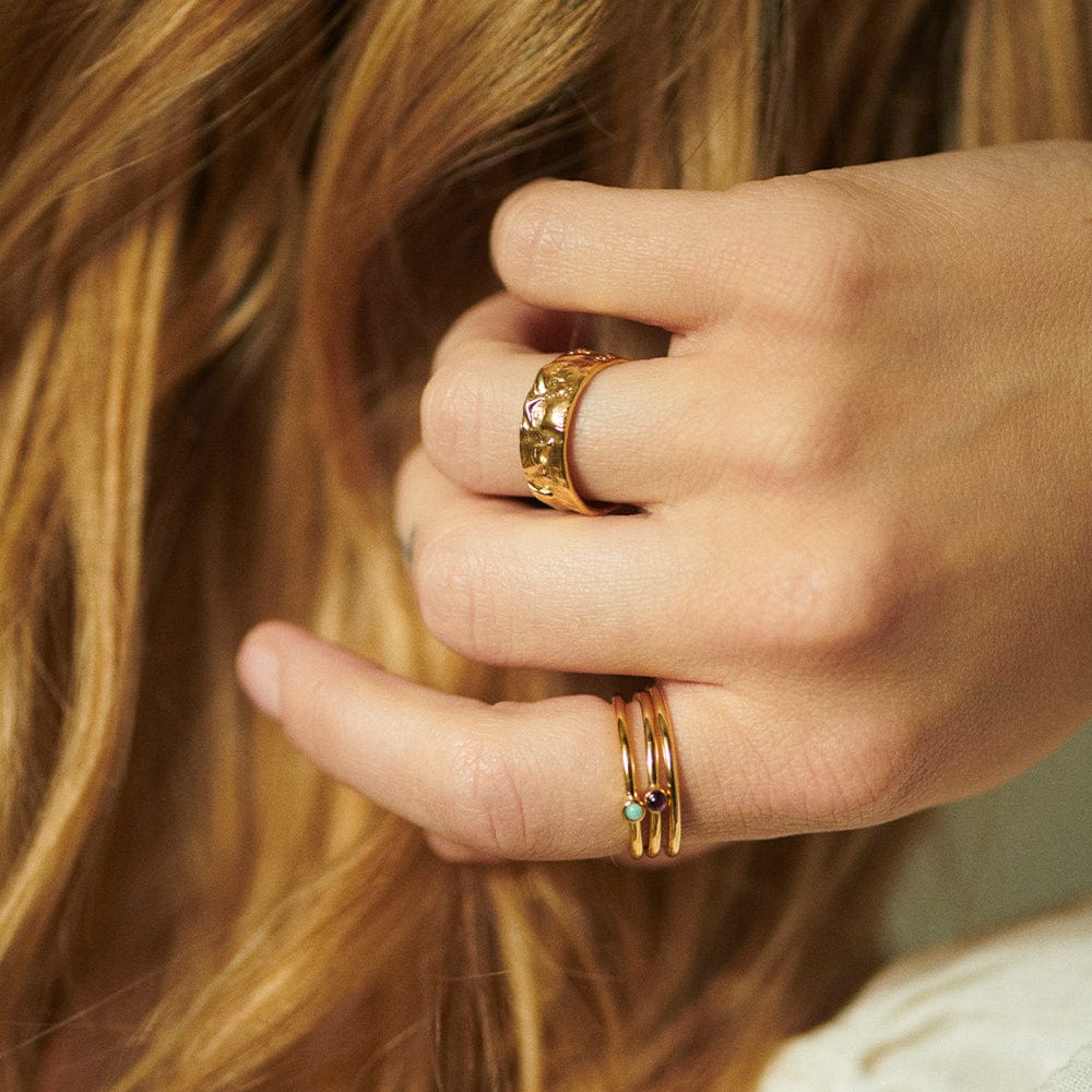 isla fossil band ring 18ct gold plate rings daisy london jewellery 30156722929803 1944x