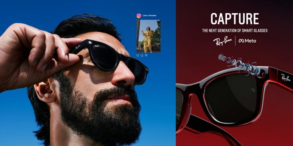 Transform Your Look with the Ray-Ban Meta Wayfarer Sunglasses at Buckle meta