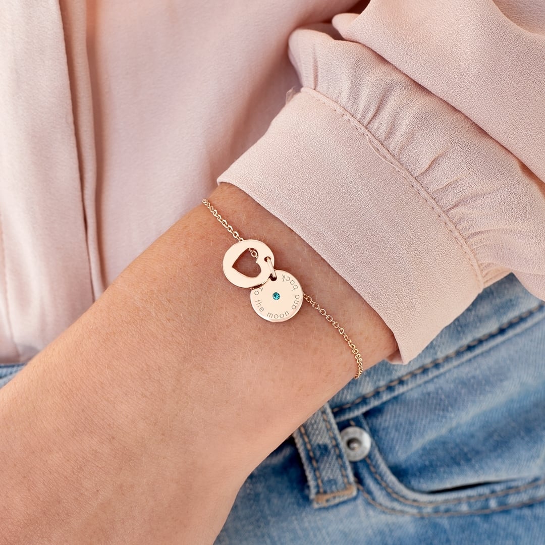 secret message heart personalised bracelet secret message heart personalised bracelet